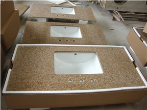 G682 Golden Garnet Granite Bathroom Vanity Tops