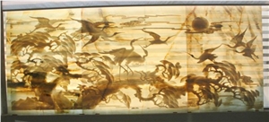 Relievo White Onyx Glass Backlit Tile, Turkey White Onyx Relievos Relievo White Onyx Glass Backlit Tile, Turkey White Onyx Relievos