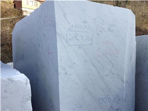 Bianco Carrara C Marble, Italy White Marble Block