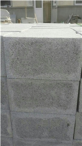 G370 Granite Cobble Stone, Dark Grey Cube Stone