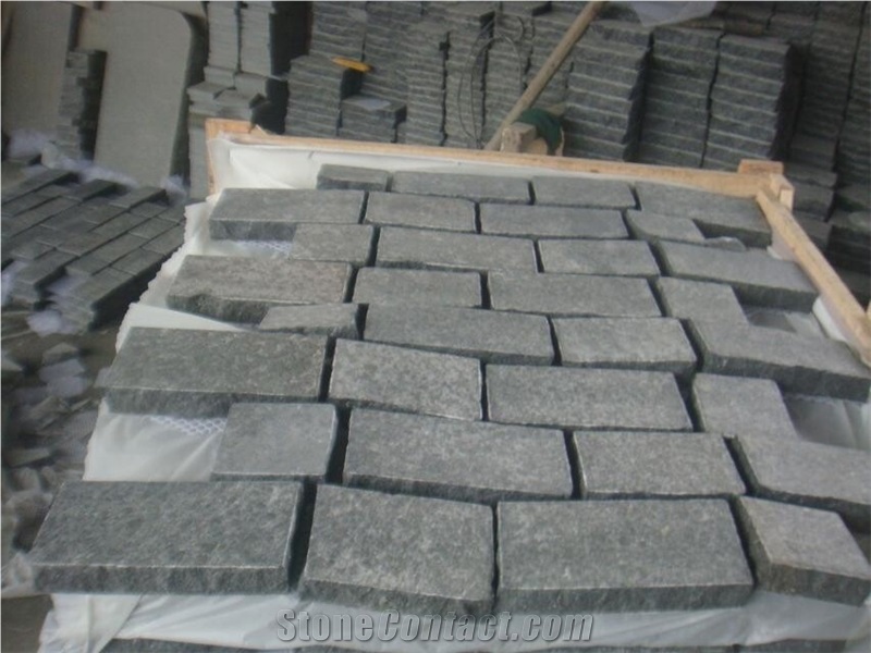 New G684 Black Flamed Paving Stone