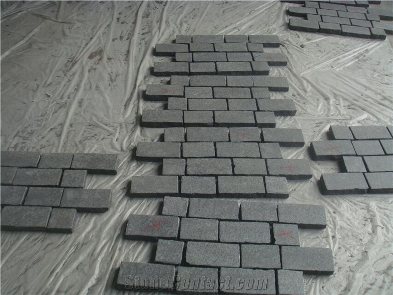 New G684 Black Flamed Paving Stone