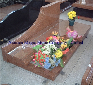 Tianshan Red Granite Monument,Tombstone