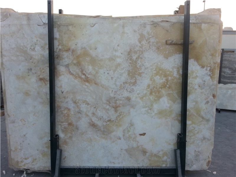 Light Green Onyx Slabs, Iran Green Onyx