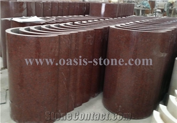 Brown Marble Column