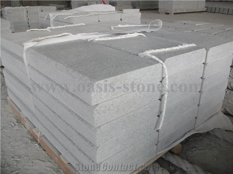 G603 Light Grey Granite Kerb Stone