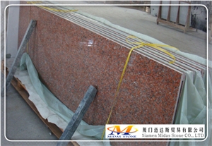 China Maple Red Granite Slabs