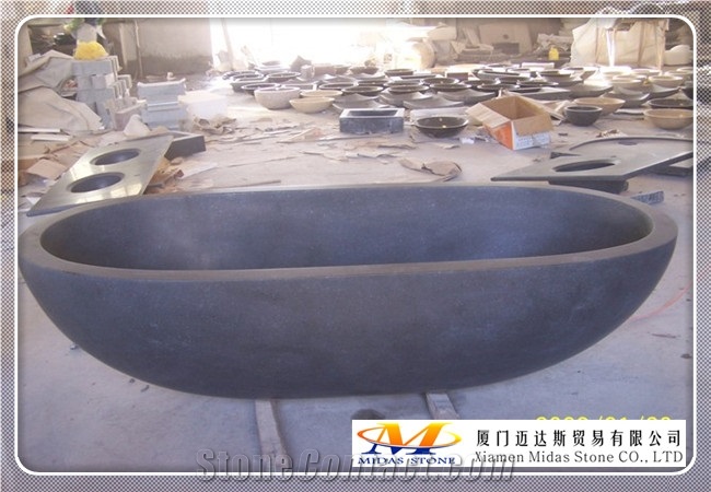 China Travertine Stone Bathtub
