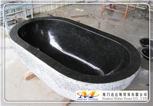 China Travertine Stone Bathtub