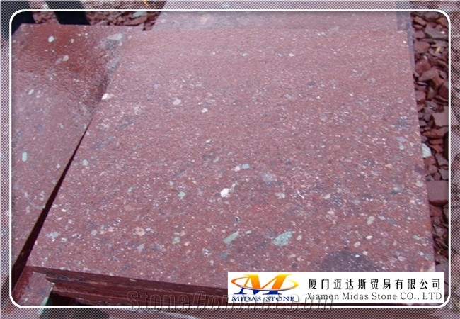 Red Porphyry Tiles & Slabs