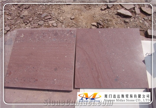 Red Porphyry Tiles & Slabs