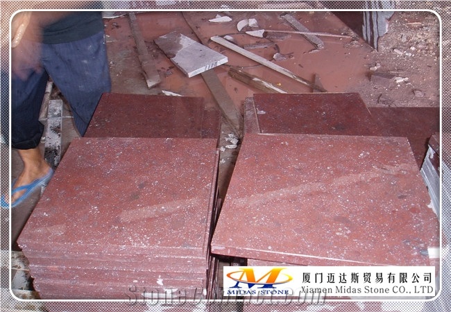 Red Porphyry Tiles & Slabs