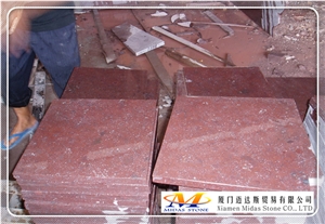 Red Porphyry Tiles & Slabs
