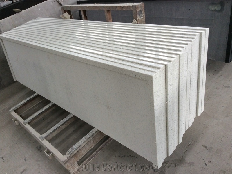 Beige Quartz Kitchen Countertops,Engineering Countertops