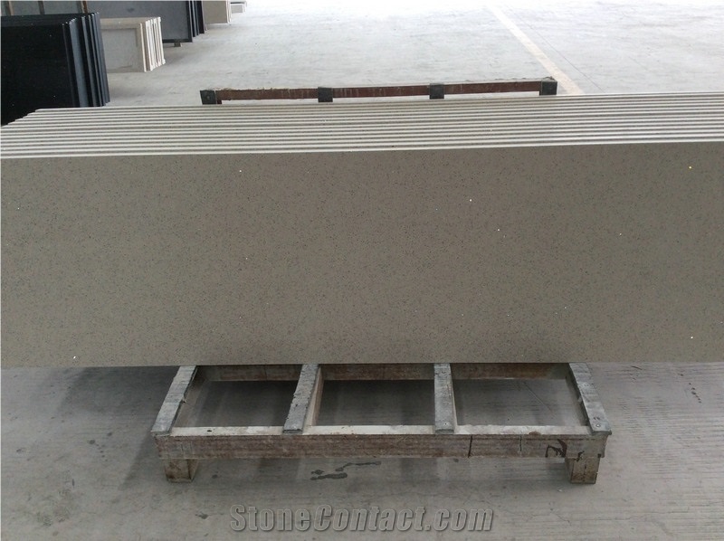 Beige Quartz Kitchen Countertops,Engineering Countertops