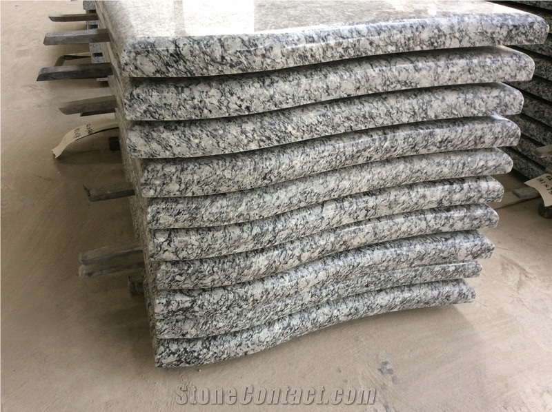 Low Price Spray White Granite Tombstone,Monuments,Poland Tombstone