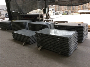 Low Price Spray White Granite Tombstone,Monuments,Poland Tombstone