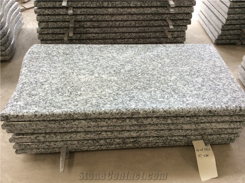 Low Price Spray White Granite Tombstone,Monuments,Poland Tombstone