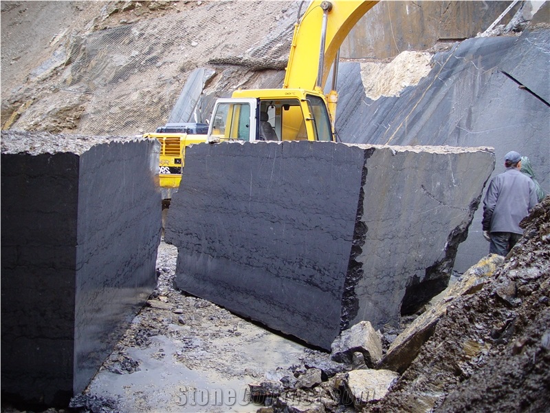 Black Marble Block