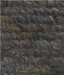 Black Marble Split Face Wall Cladding