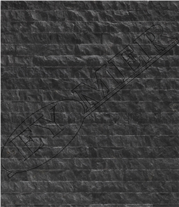 Black Marble Split Face Wall Cladding