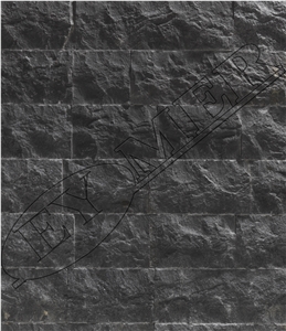 Black Marble Split Face Wall Cladding