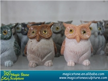 Stone Owl Statues