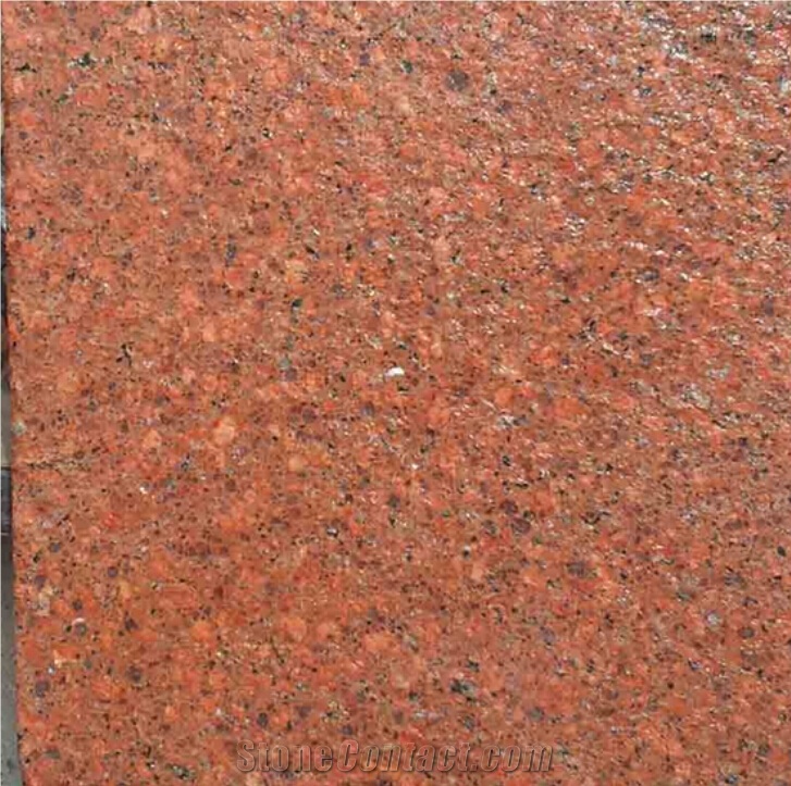 China Azalea Red Granite Tiles & Slabs for Flooring,Walling