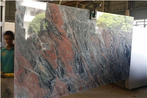 Red Juparana/Multicolor Red Flooring/Walling Chinese Red Granite Tiles & Slabs