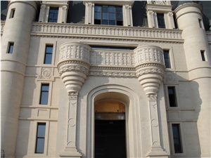 Portugal Beige Limestone Projects and Special Shape Profession