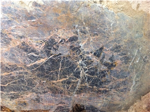Golden Black Marble - Quarry1, Golden Black Marble Block