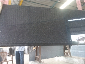Ash Black Granite Slabs, India Black Granites