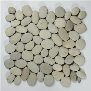 Asian Tan Pebble Mosaic