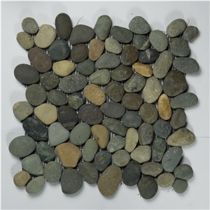 Greeny Swarthy Pebble Mosaic