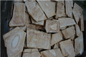 Quartzite Irregular Flagstone for Landscaping, Walling