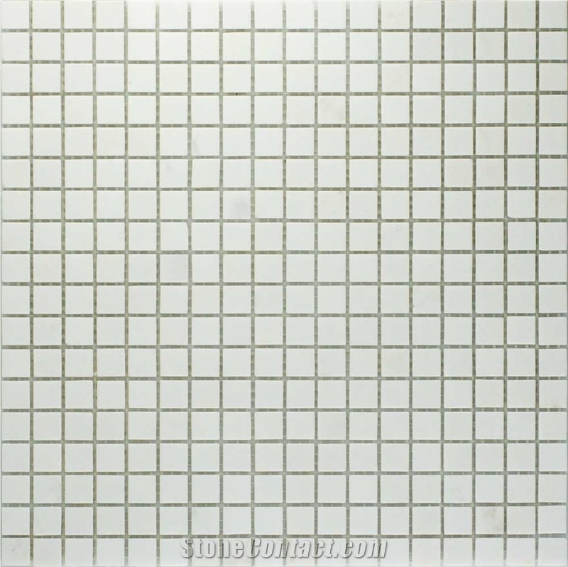White Marble Polished Mosaic