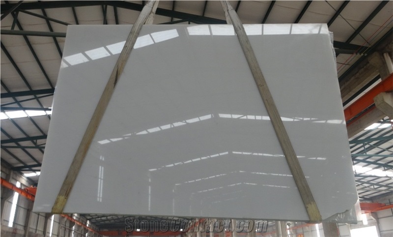3/4" Pure White Natural Marble Slabs & Tiles