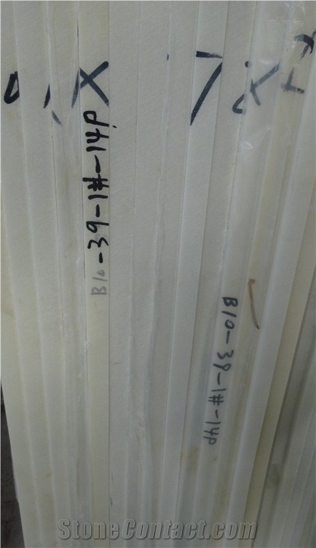 3/4" Pure White Natural Marble Slabs & Tiles
