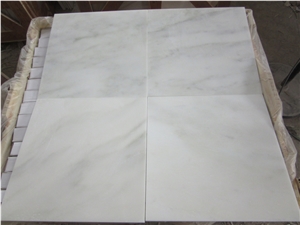 China Danba White Marble 18"X18"X3/8" Tiles