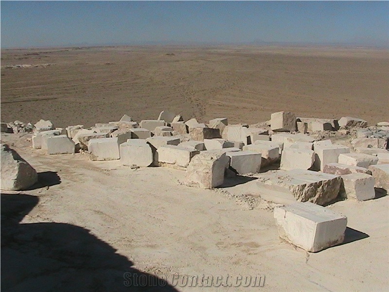 Abadeh Marble Block, Iran Beige Marble