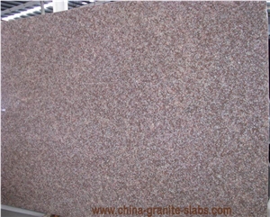 China G687 Peach Red Granite Slabs Gangsaw Slabs Supplier