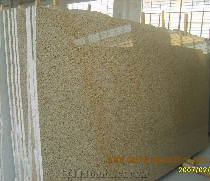 G682 Granite Slabs,Yellow Gold Granite Big and Gangsaw Slabs