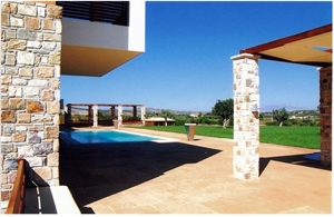Beige Travertine Floor Covering