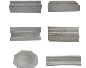Saudi Bianco Granite Building Ornaments
