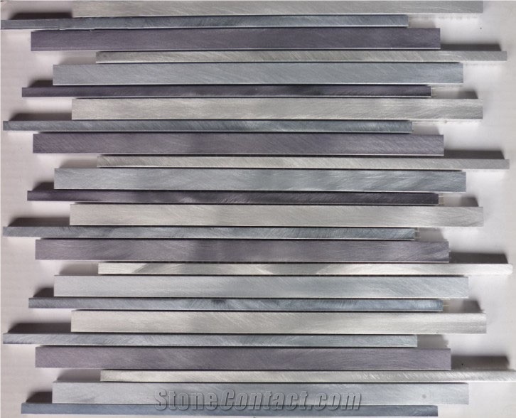Mel101 Modern Aluminium Mosaic Metal Mosaic