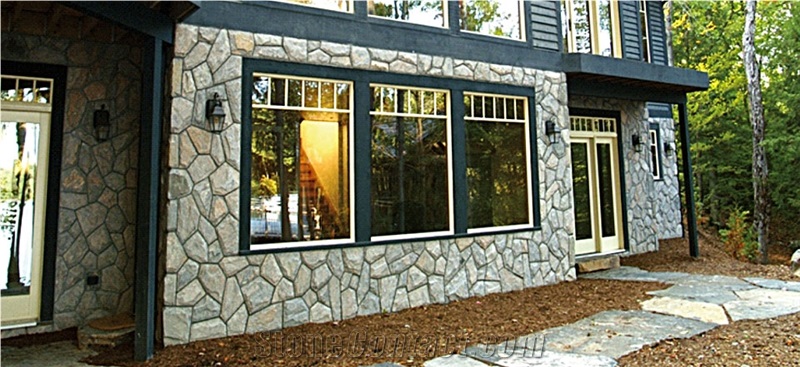 Muskoka Stone Split Face Random Ashlar Wall Cladding