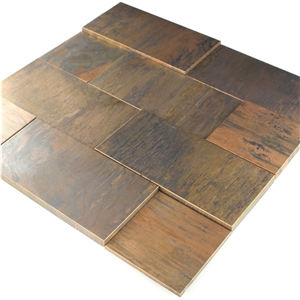 3d Design Copper Mosaic Tile