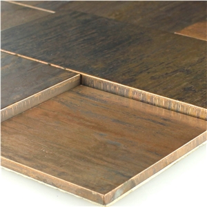 3d Design Copper Mosaic Tile