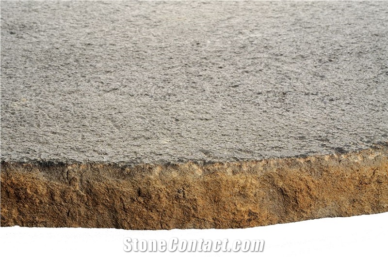 Bush Hammered Basalt Paving Stone, Grey Basalt Cube Stone & Pavers