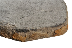 Bush Hammered Basalt Paving Stone, Grey Basalt Cube Stone & Pavers